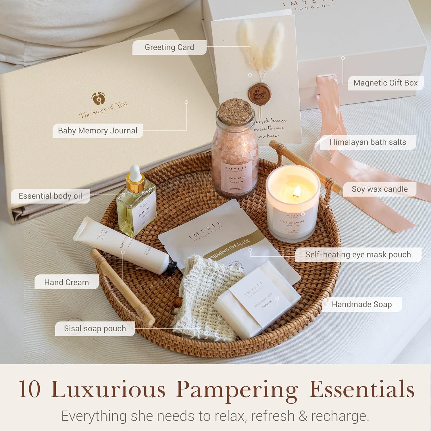 New Mum to Be Pamper Hamper - Baby Shower Gifts for Mothers